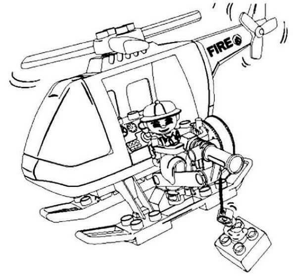 Lego Helicopter 2 Coloring Game Lego Helicopter 2