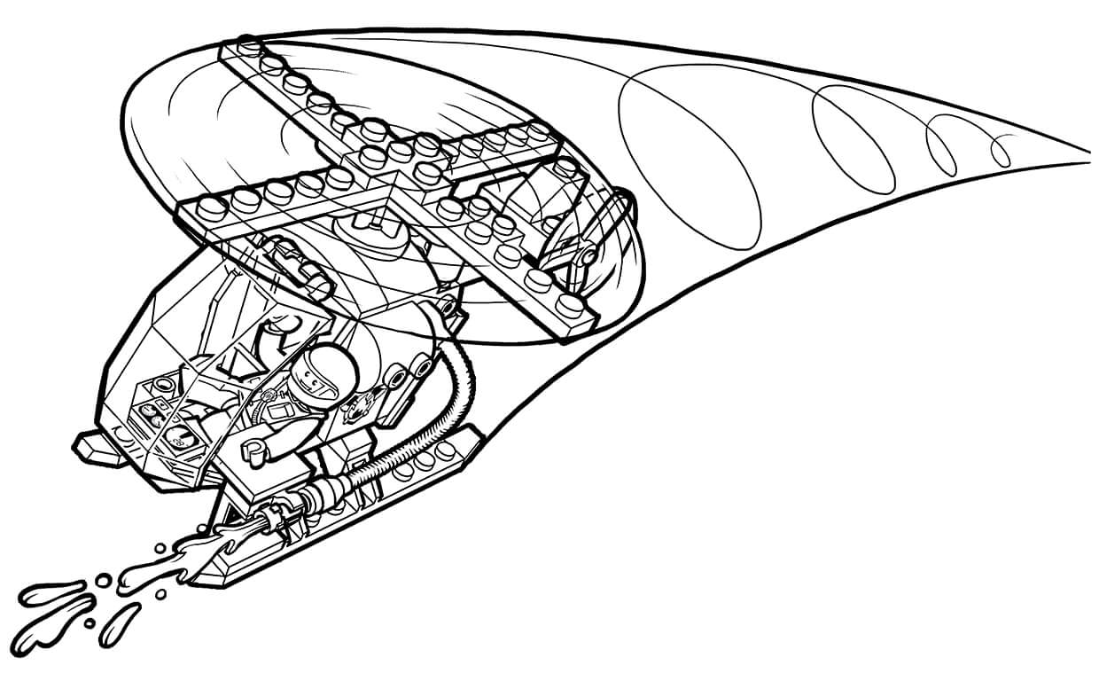 Lego Helicopter Coloring Game Lego Helicopter