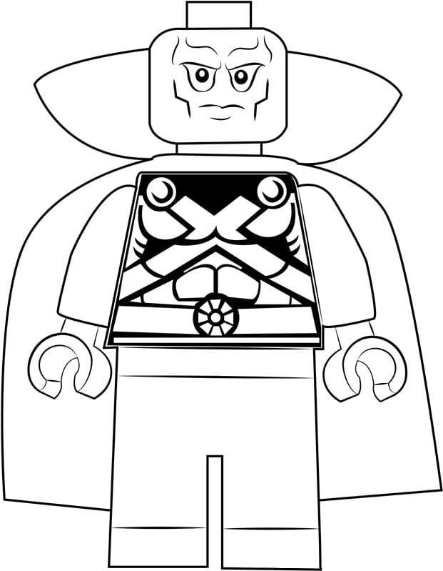 Lego Martian Manhunter Coloring Game Lego Martian Manhunter