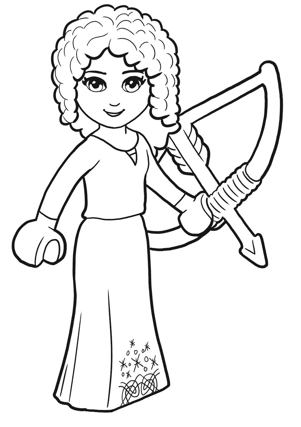 Lego Princess Merida