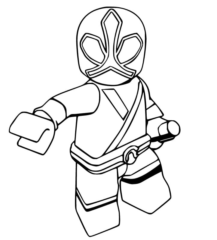 Lego Red Samurai Ranger