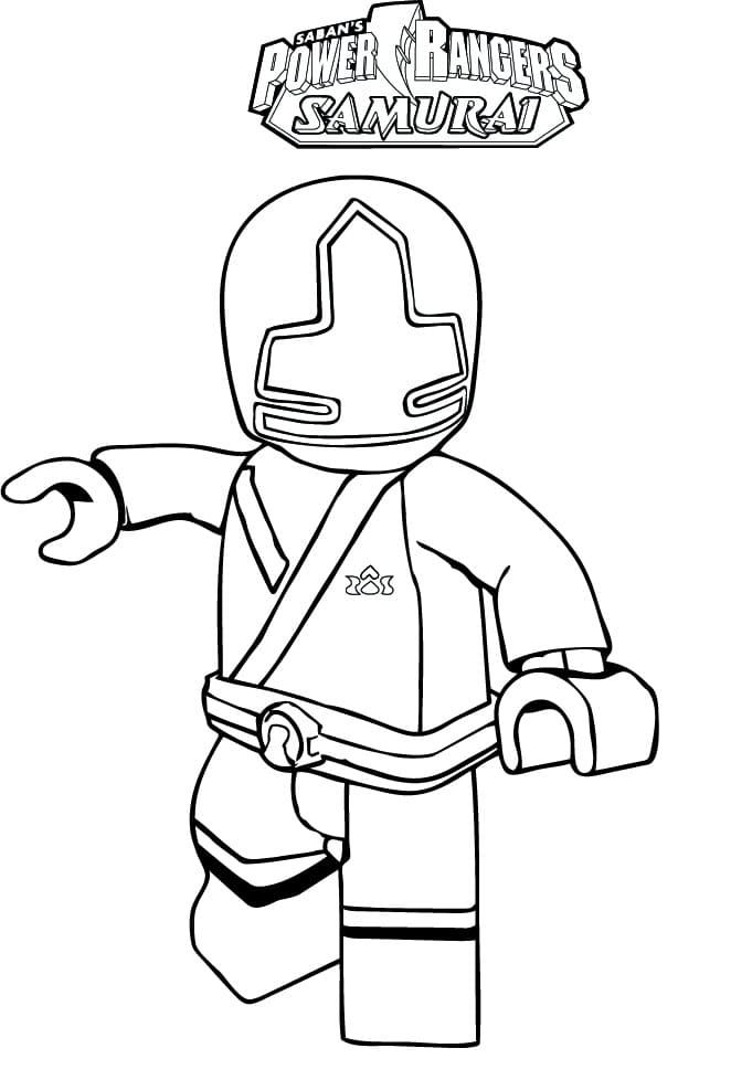 Lego Yellow Samurai Ranger
