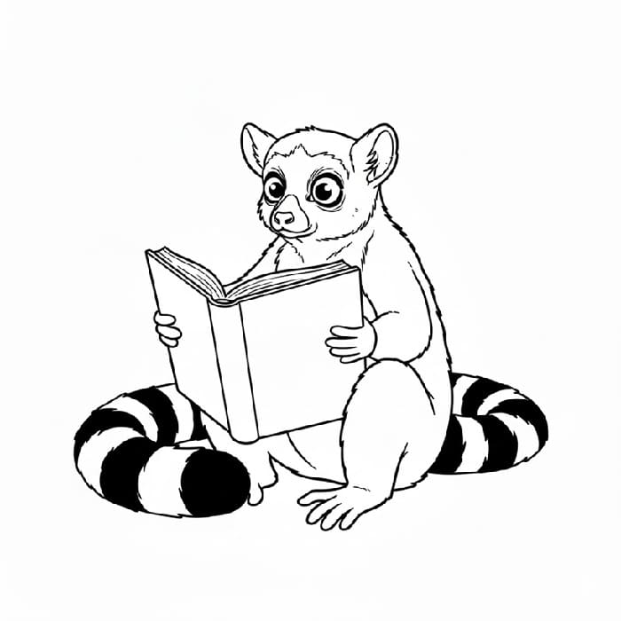 Lemur Reading