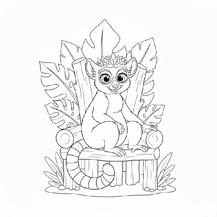 Lemur The King Julian Impersonator