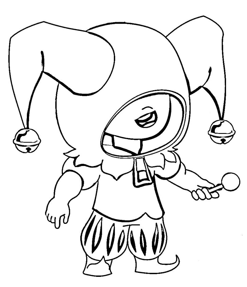 Leon Brawl Stars 7 Coloring Game Leon Brawl Stars 7