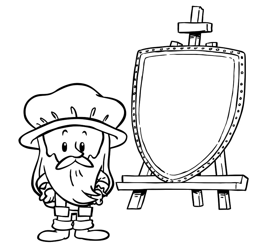 Leonardo da Vinci from Xavier Riddle