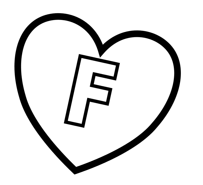 Letter F 7 Coloring Game Letter F 7