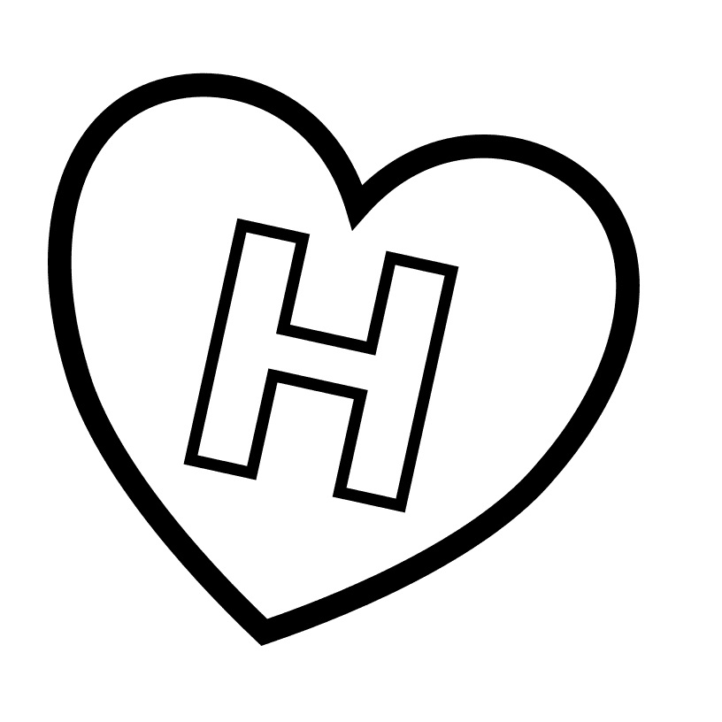 Letter H 2 Coloring Game Letter H 2