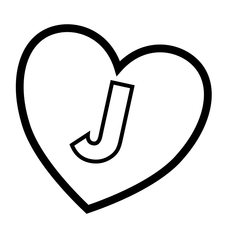Letter J 1 Coloring Game Letter J 1