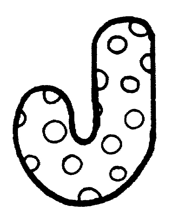 Letter J 8 Coloring Game Letter J 8