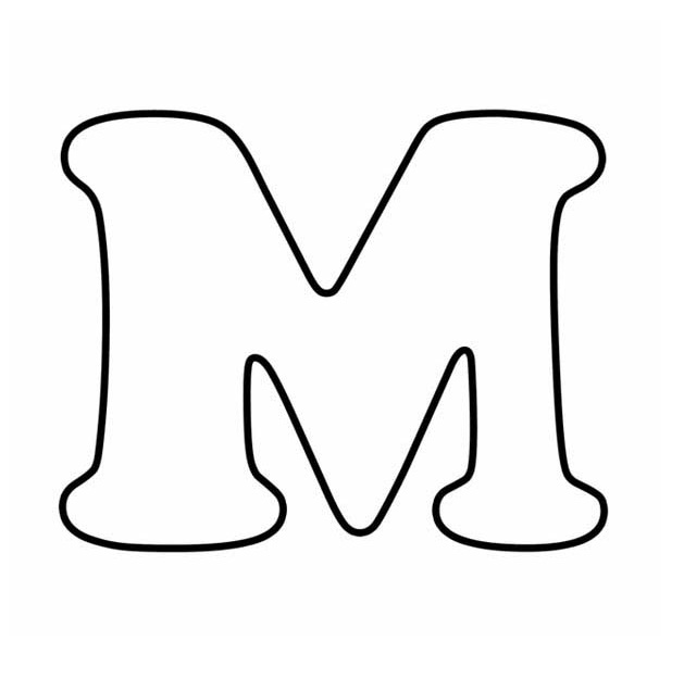 Letter M 9 Coloring Game Letter M 9