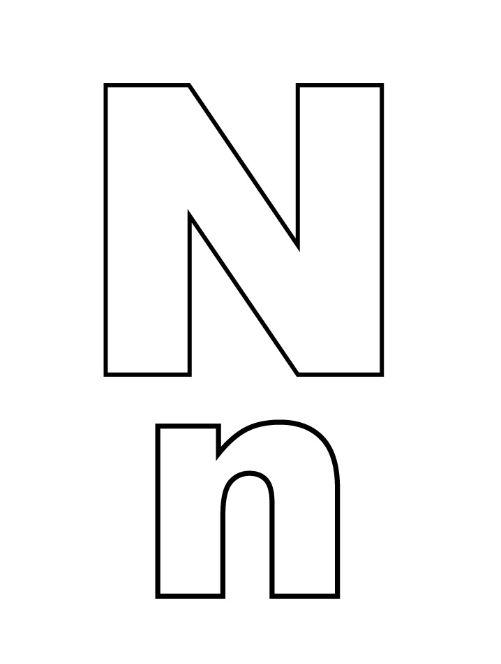 Letter N 6