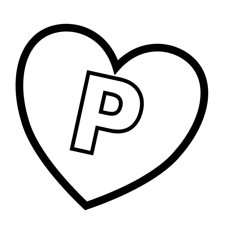 Letter P 1 Coloring Game Letter P 1
