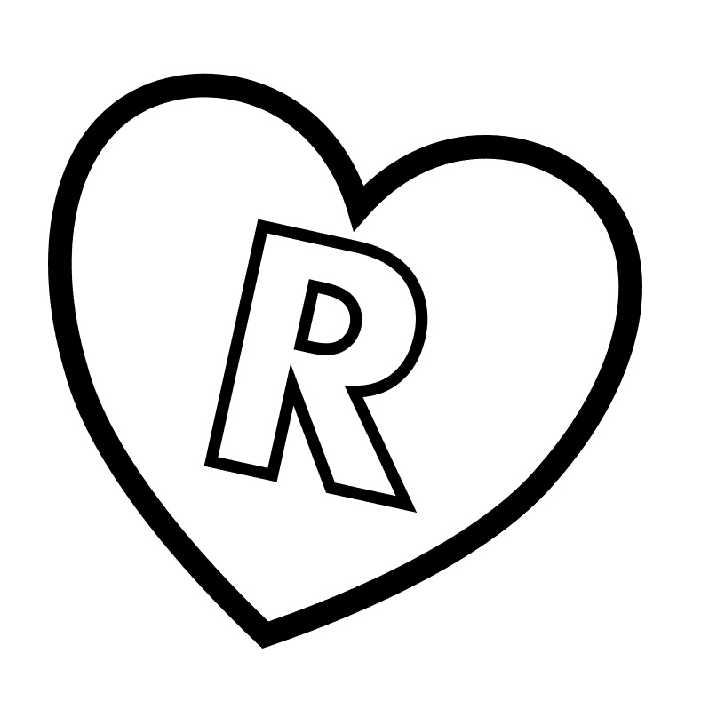 Letter R 1 Coloring Game Letter R 1