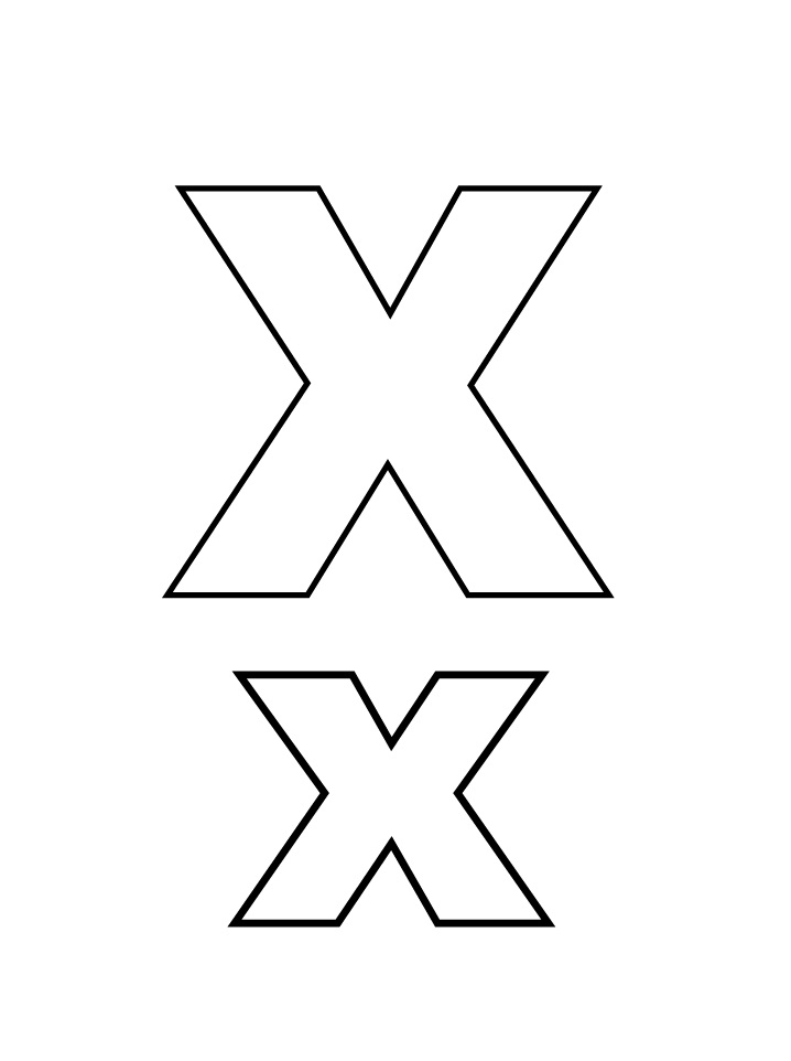 Letter X 2