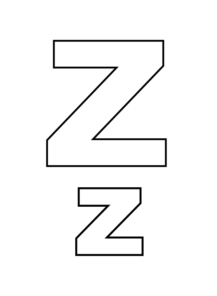 Letter Z 1