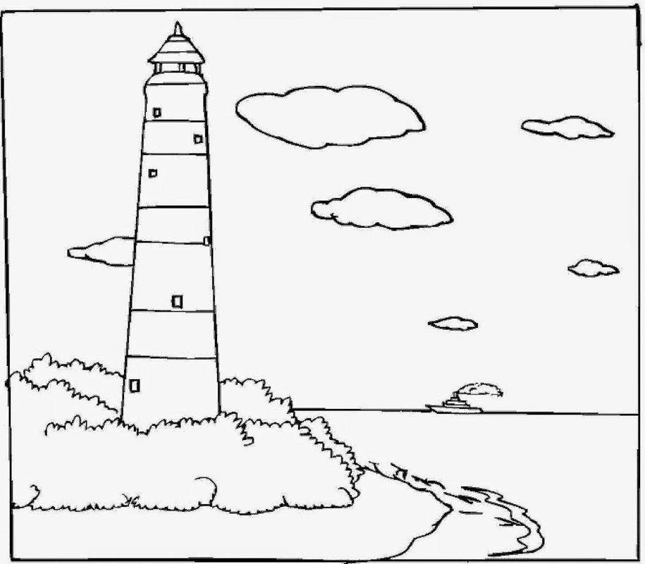 Lighthouse 5 Coloring Game Lighthouse 5