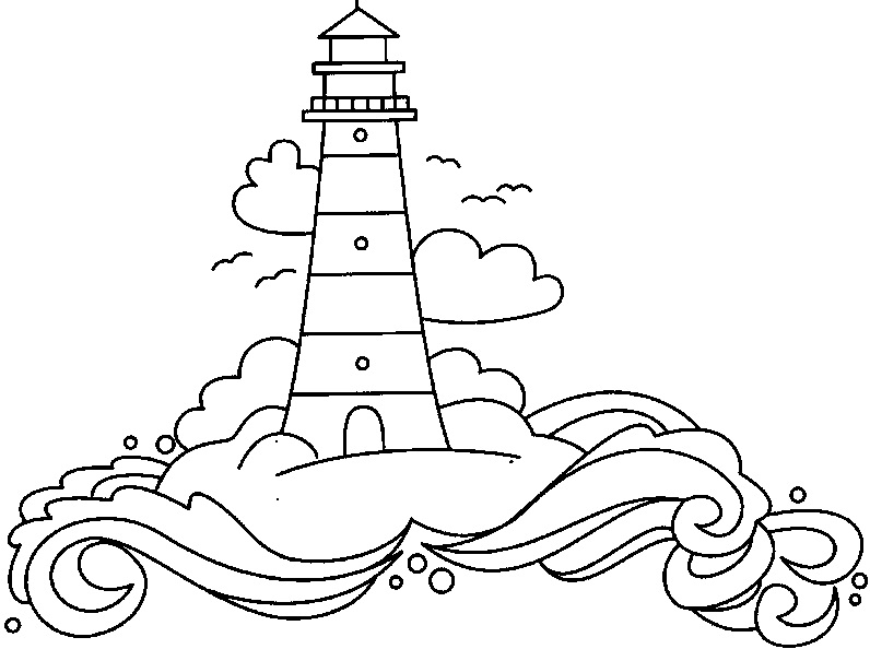 Lighthouse 7 Coloring Game Lighthouse 7