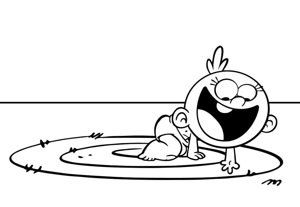 Lily Loud from Loud House Coloring Game Lily Loud from Loud House