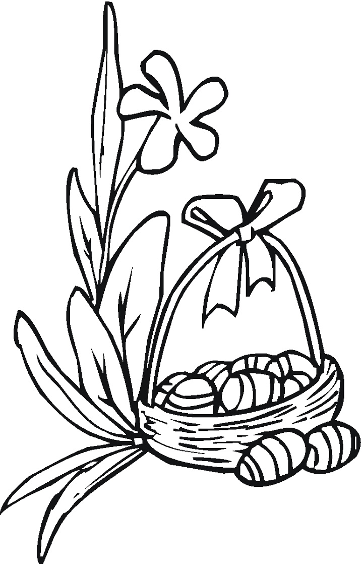 Lily with Easter Basket