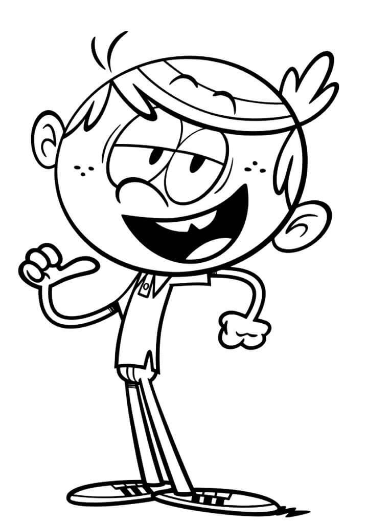 Lincoln Loud House Coloring Game Lincoln Loud House