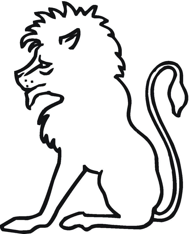 Lion Outline