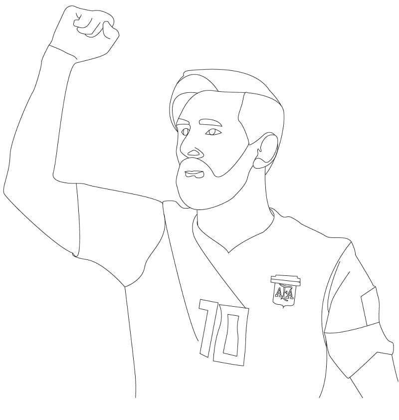 Lionel Messi 3 Coloring Game Lionel Messi 3