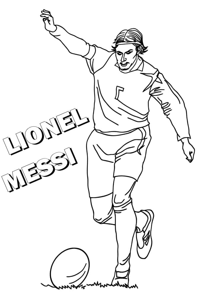 Lionel Messi 4 Coloring Game Lionel Messi 4
