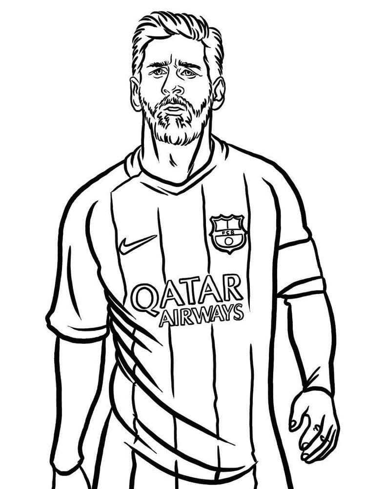 Lionel Messi 5 Coloring Game Lionel Messi 5