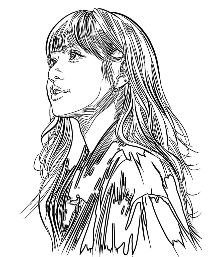 Lisa Blackpink Coloring Game Lisa Blackpink