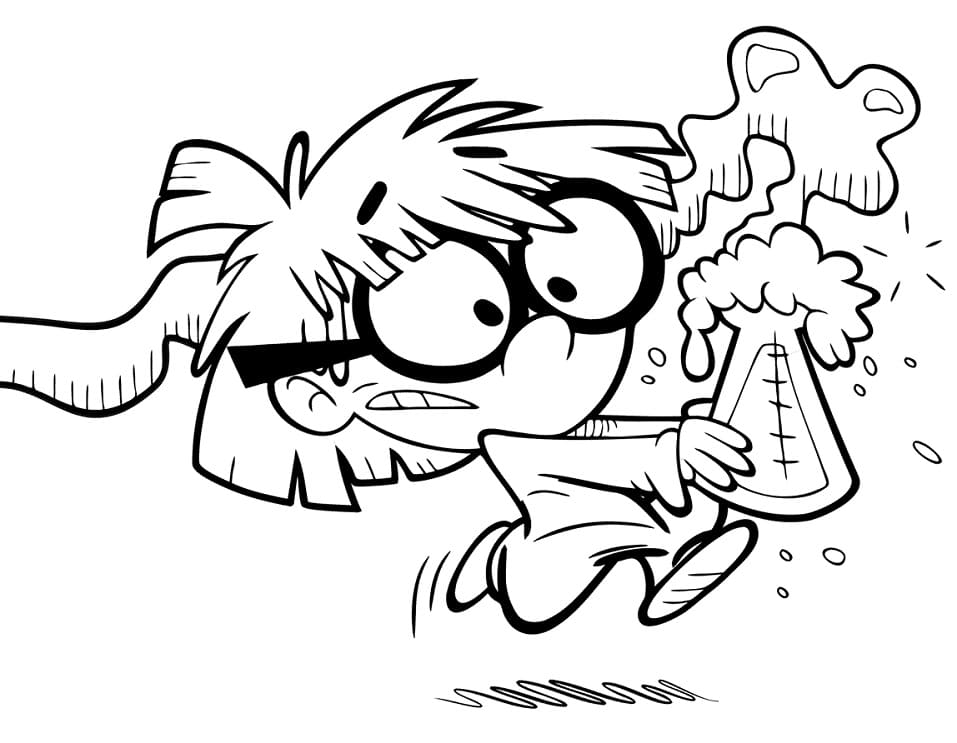 Lisa Loud from Loud House Coloring Game Lisa Loud from Loud House