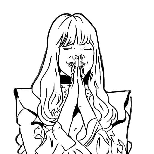 Lisa from Blackpink Coloring Game Lisa from Blackpink