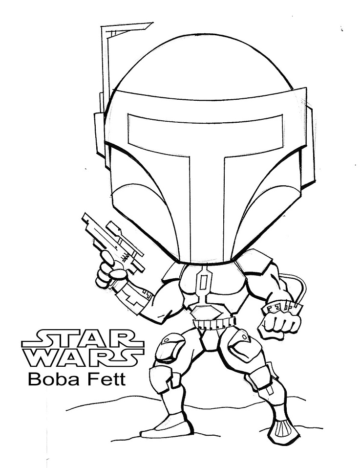 Little Boba Fett Coloring Game Little Boba Fett