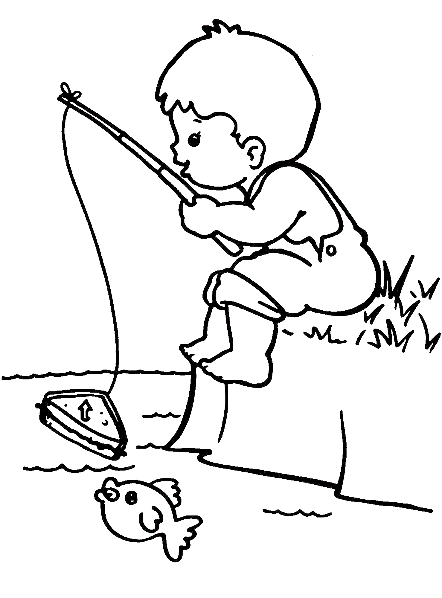 Little Boy Fishing