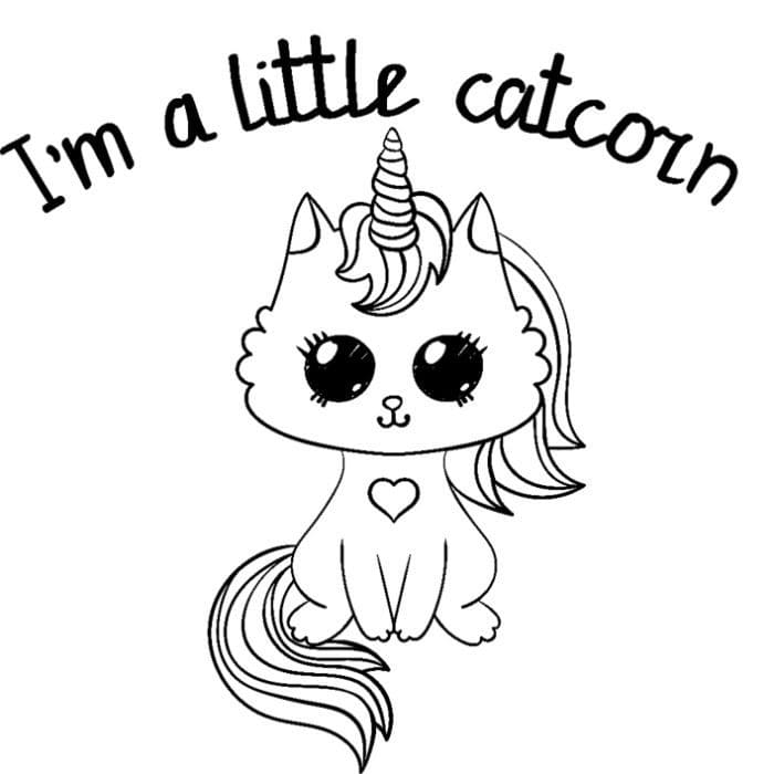 Little Cat Corn Coloring Game Little Cat Corn