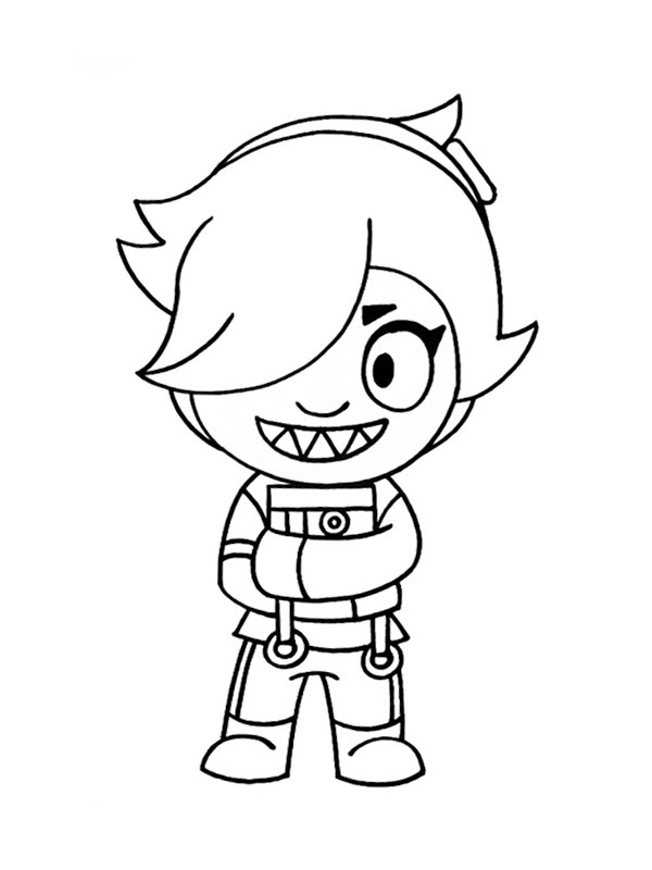Little Colette Brawl Stars Coloring Game Little Colette Brawl Stars