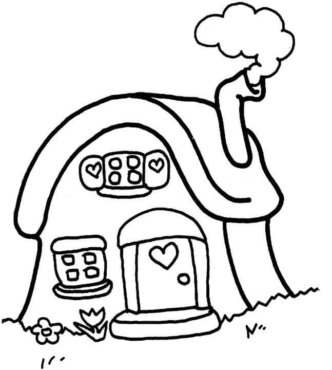 Little Cottage Coloring Game Little Cottage