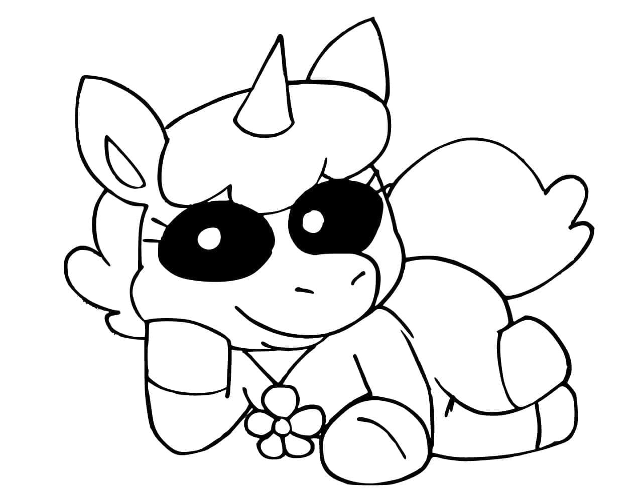 Little CraftyCorn Coloring Game Little CraftyCorn