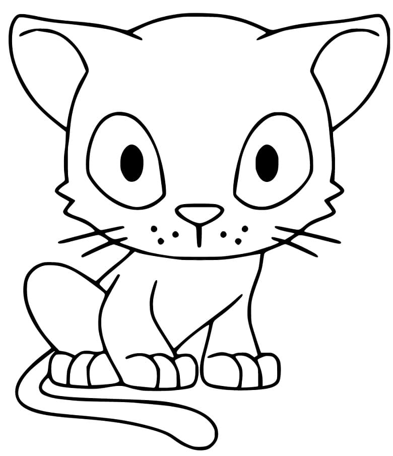 Little Halloween Cat Coloring Game Little Halloween Cat