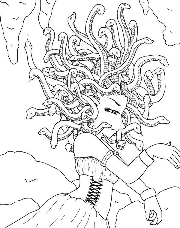 Little Medusa Coloring Game Little Medusa