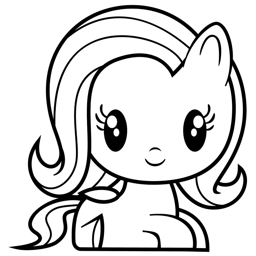 Little Pony Fluttershy Coloring Game Little Pony Fluttershy