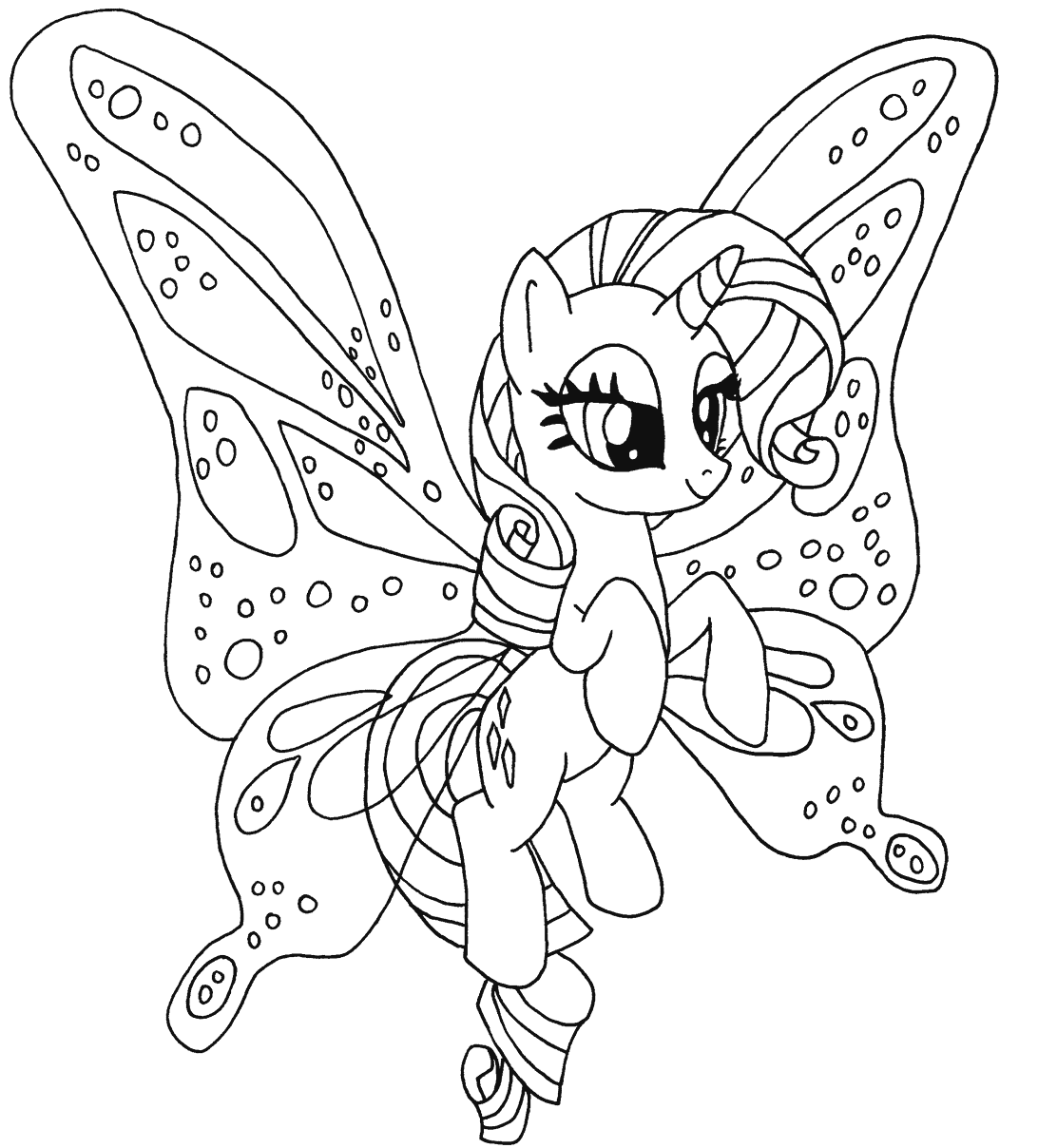 Little Pony Flying Coloring Game Little Pony Flying