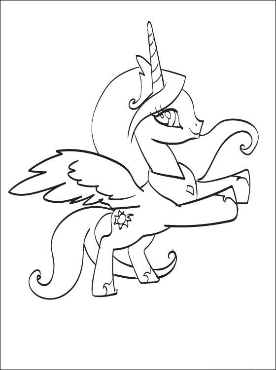 Little Princess Celestia Coloring Game Little Princess Celestia