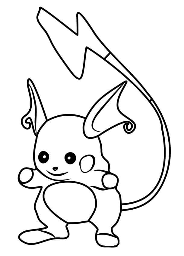 Little Raichu Coloring Game Little Raichu