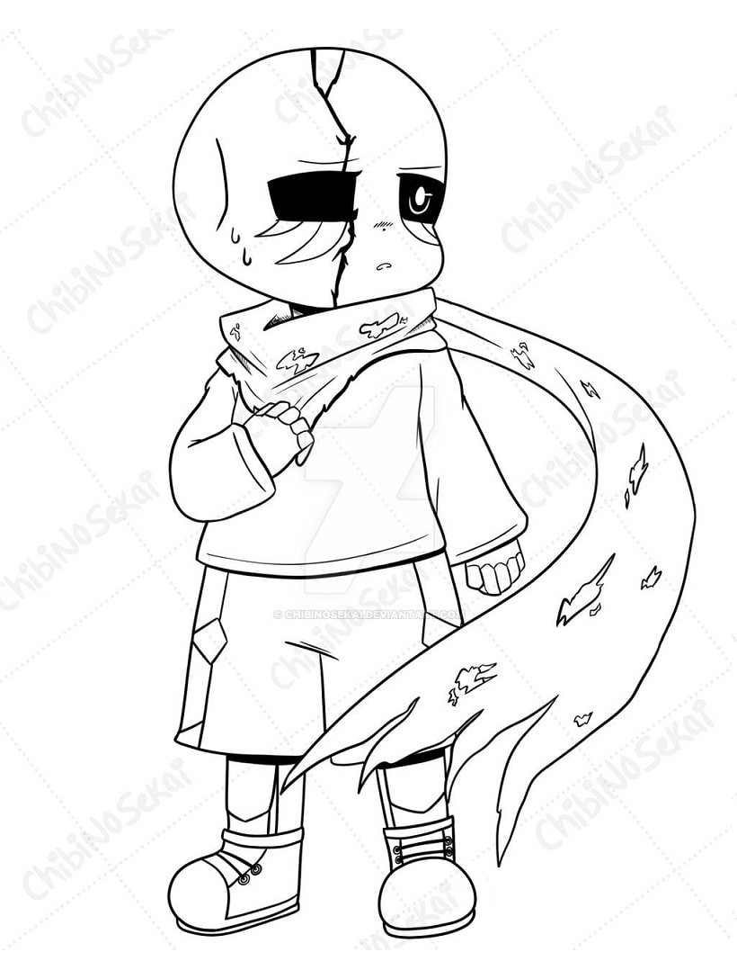 Little Sans Coloring Game Little Sans