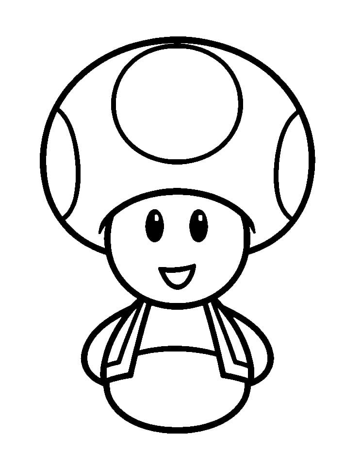 Little Toad Mario Coloring Game Little Toad Mario
