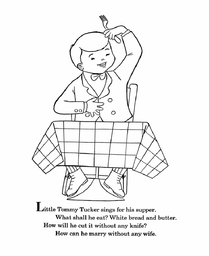 Little Tommy Tucker Nursery Rhymes