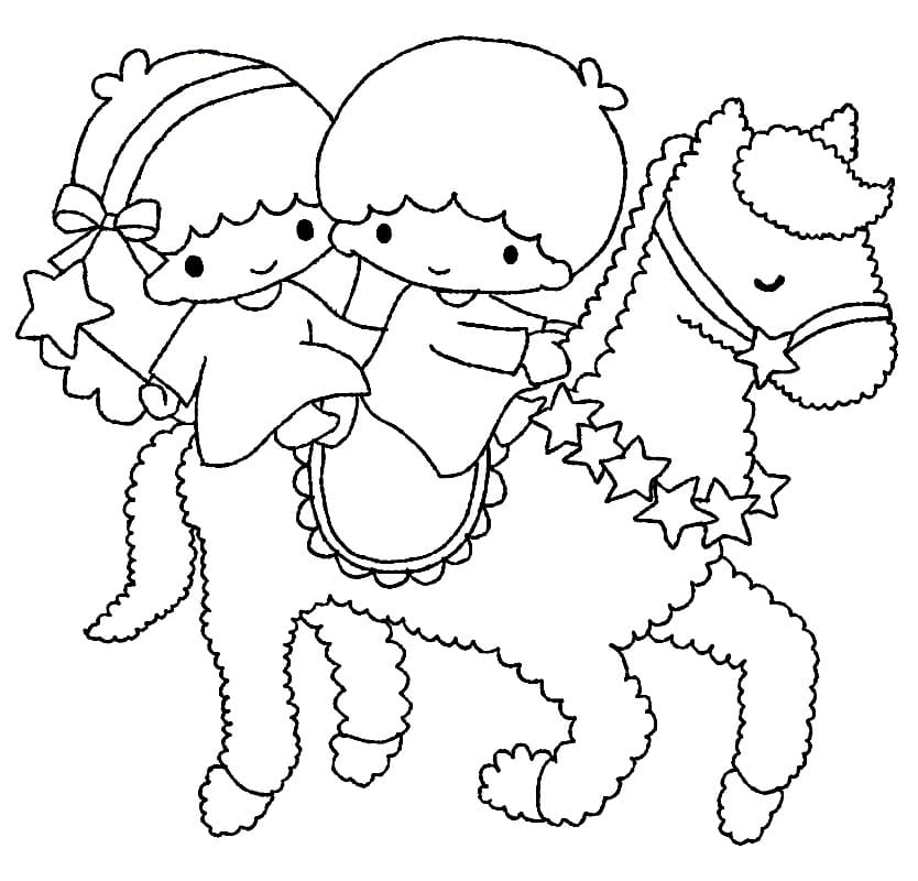 Little Twin Stars 13 Coloring Game Little Twin Stars 13