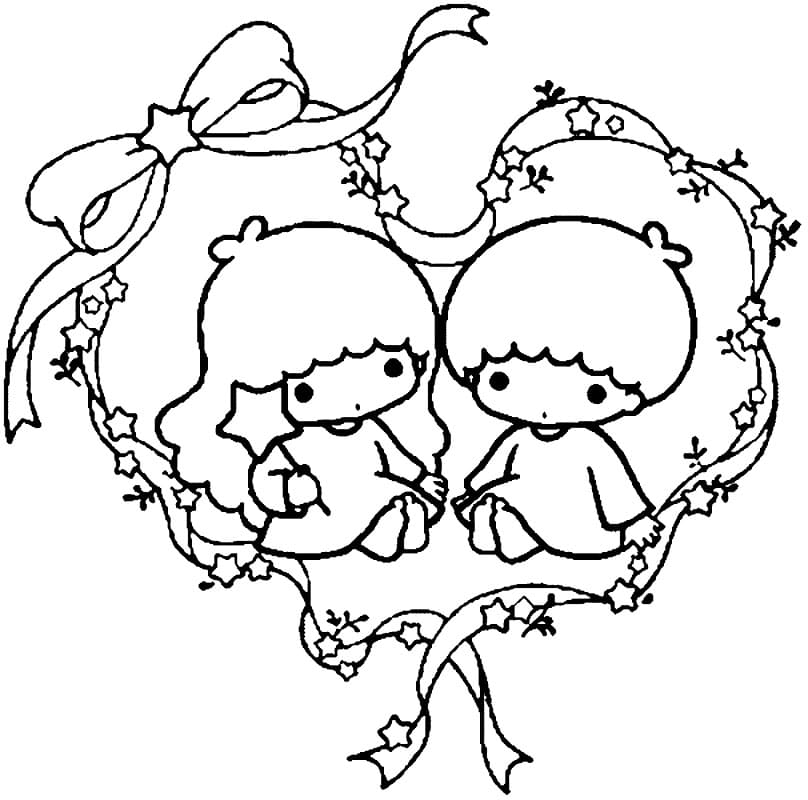 Little Twin Stars 9 Coloring Game Little Twin Stars 9