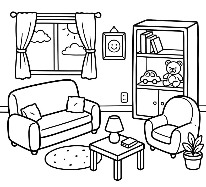 Living Room Printable